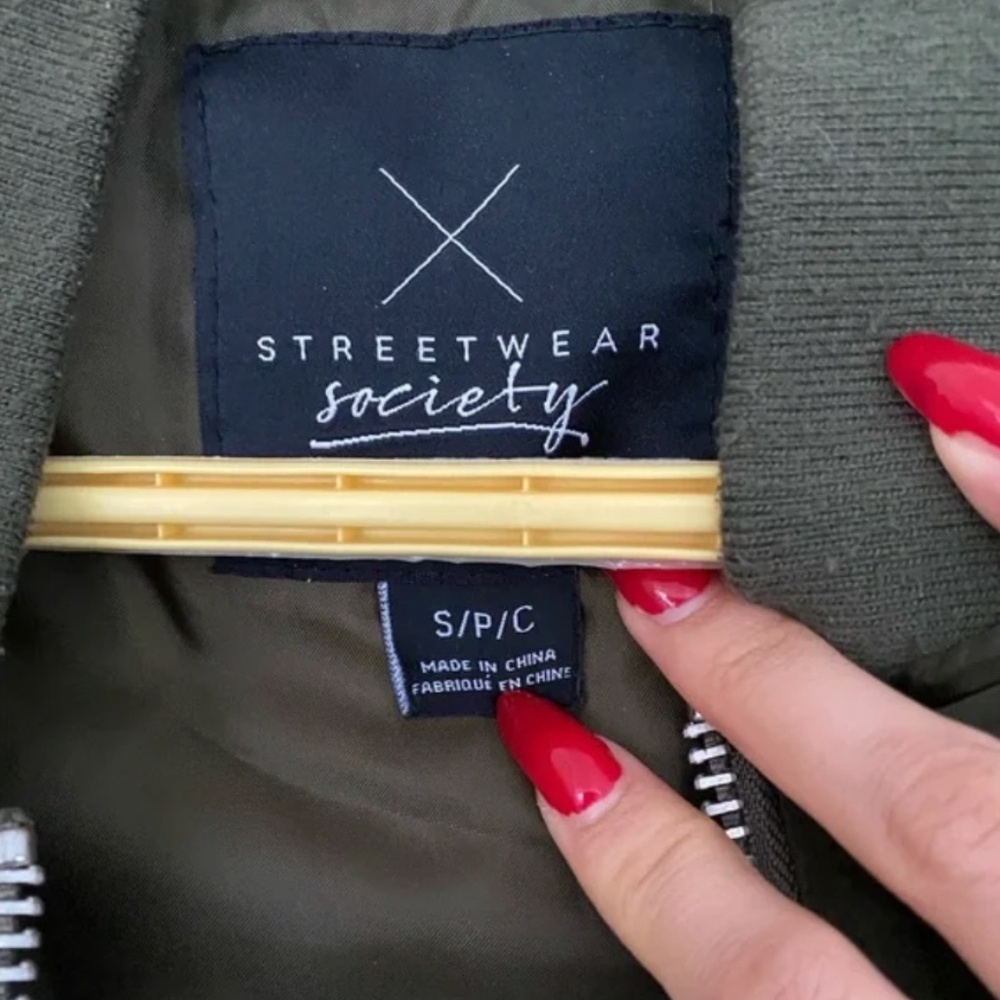 Green Bomber Jacket - image 6